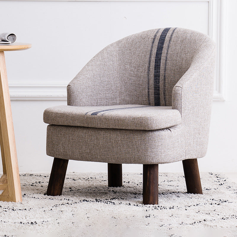 Barrel Chair 22.44" L x 14.96" W x 25.98" H Barrel Accent Chair for Living Room