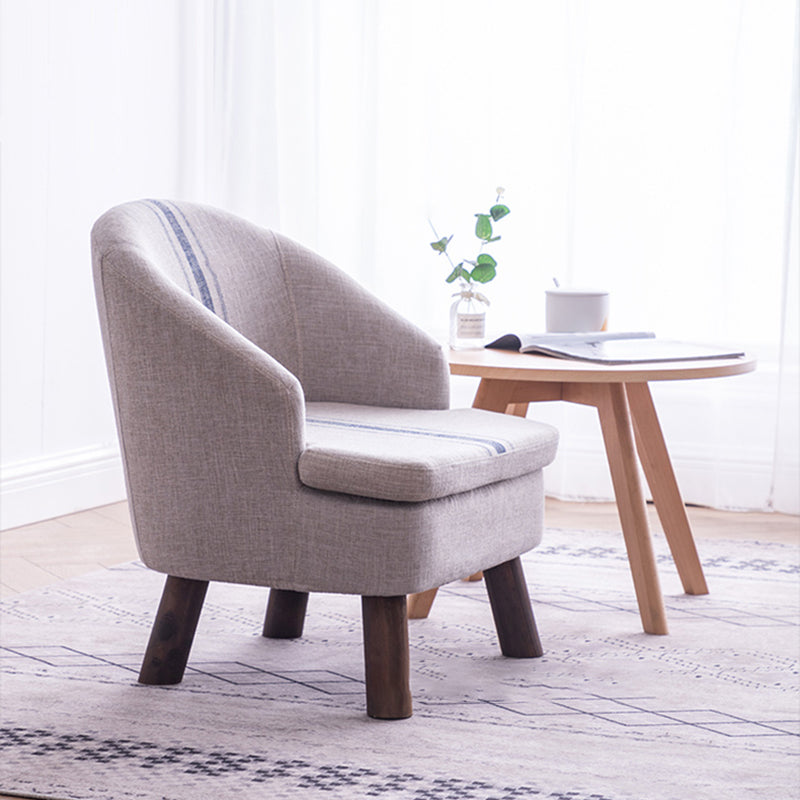 Barrel Chair 22.44" L x 14.96" W x 25.98" H Barrel Accent Chair for Living Room