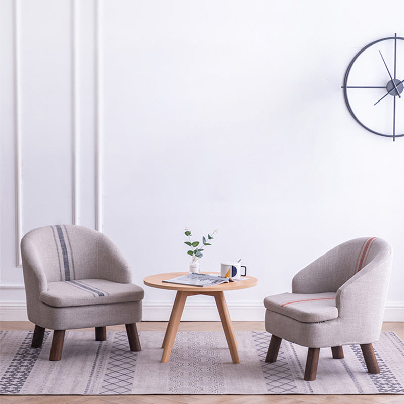 Barrel Chair 22.44" L x 14.96" W x 25.98" H Barrel Accent Chair for Living Room