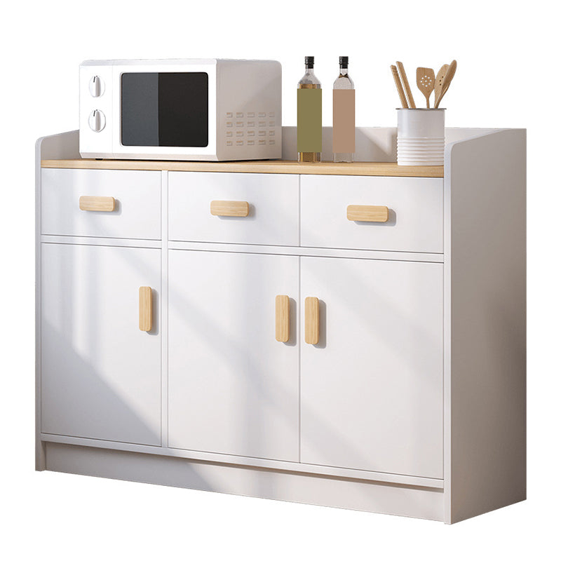 Modern Wood Accent Cabinet with Drawer Rectangle Side Cabinet