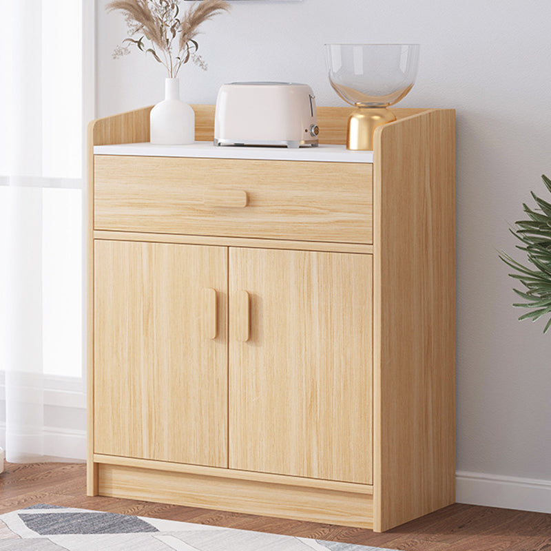 Modern Wood Accent Cabinet with Drawer Rectangle Side Cabinet
