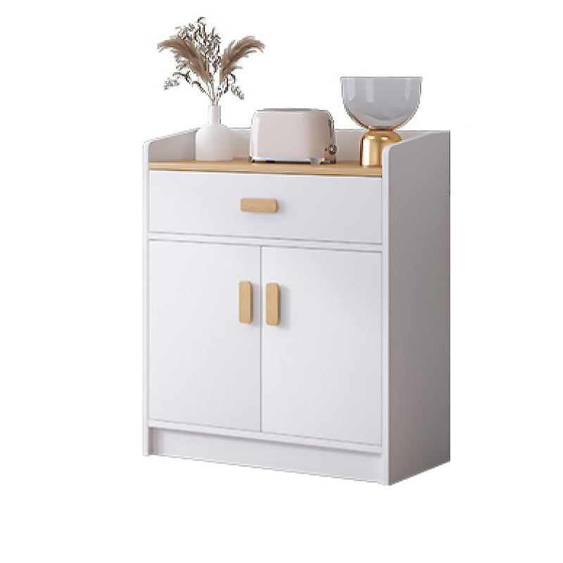 Modern Wood Accent Cabinet with Drawer Rectangle Side Cabinet