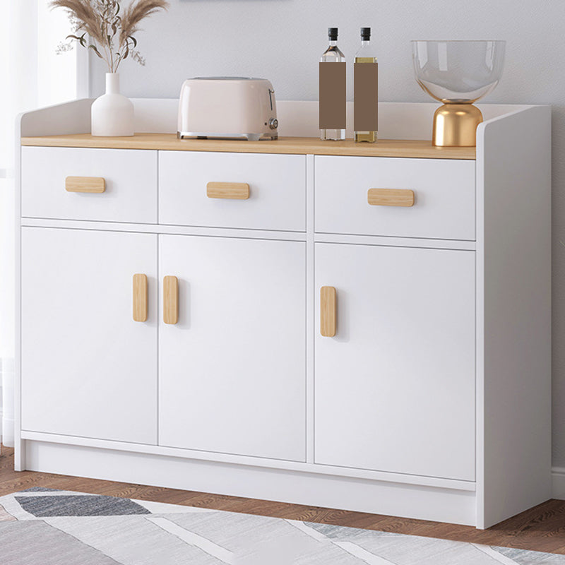 Modern Wood Accent Cabinet with Drawer Rectangle Side Cabinet