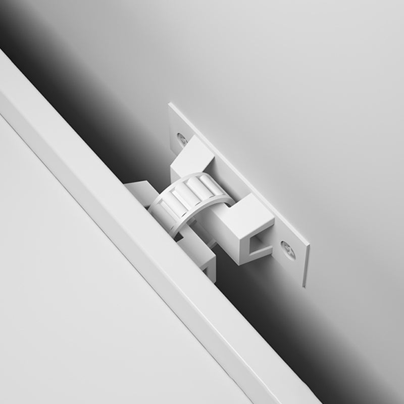 11.8" W Contemporary Bar Pulls Accent Chest in White/ Blue/ Green with Steel Legs