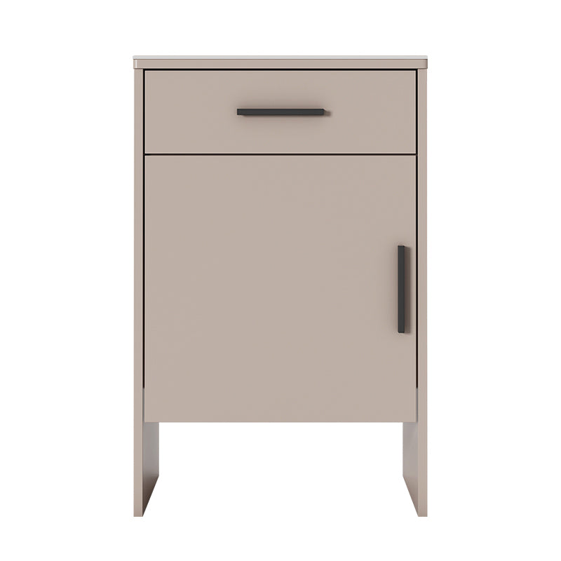 Modern Stone Top Accent Cabinet with Drawer Storage Cabinet 18.9" Long