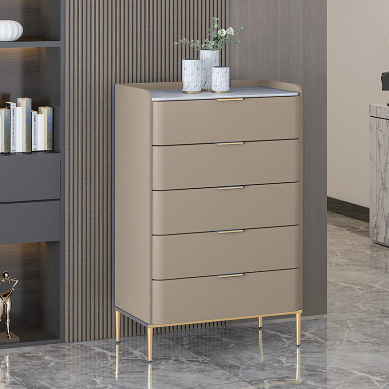Modern Accent Chest with 3/4/5 Drawers and Straight Legs Chest