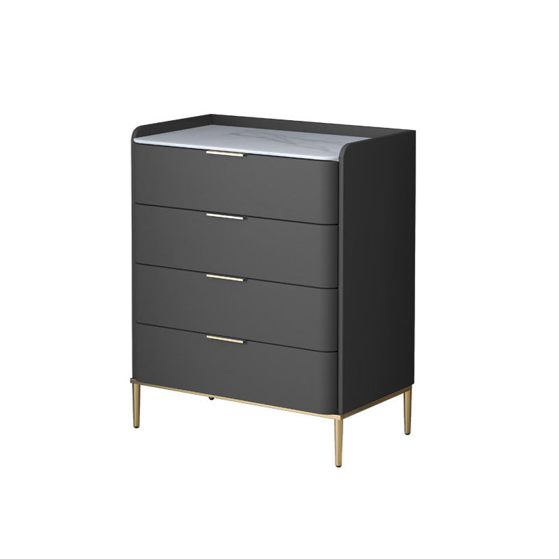 Modern Accent Chest with 3/4/5 Drawers and Straight Legs Chest