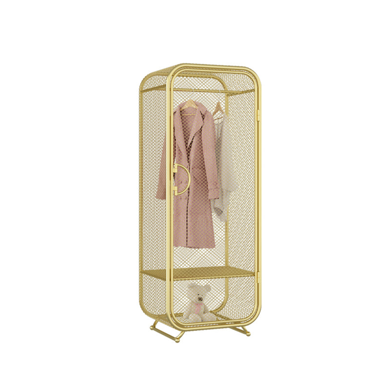 Modern Metal Storage Cabinet for Bedroom Matte Finish Cabinet