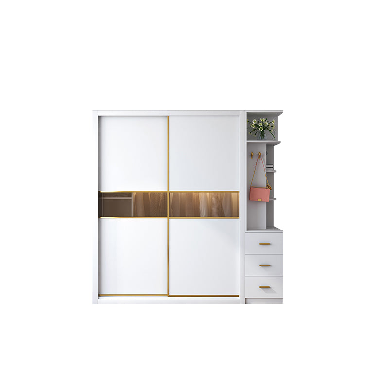 Sliding Wardrobe Cabinet With Drawer Modern Wardrobe Armoire
