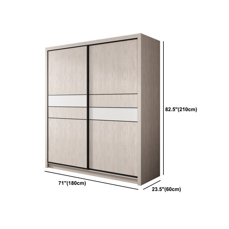 Modern Sliding Wardrobe Closet With Drawer Wooden Wardrobe Armoire