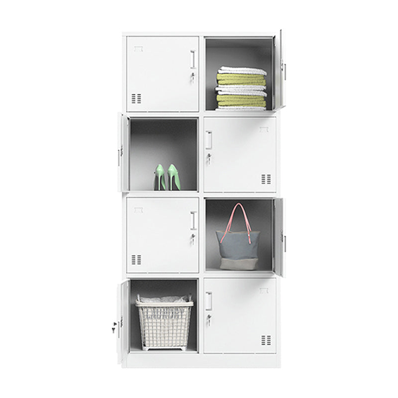 Steel Storage Cabinet for Bathroom Contemporary Cabinet with Hinged Door