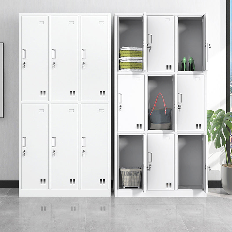 Steel Storage Cabinet for Bathroom Contemporary Cabinet with Hinged Door