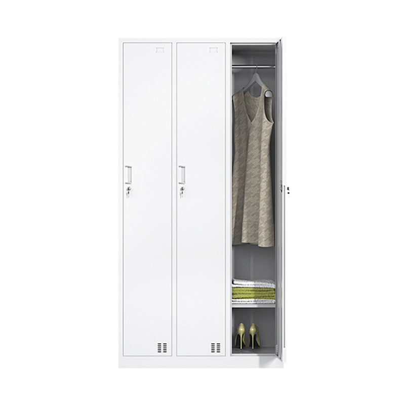 Steel Storage Cabinet for Bathroom Contemporary Cabinet with Hinged Door