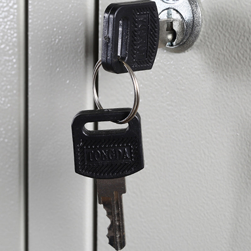 Steel Storage Cabinet for Bathroom Contemporary Cabinet with Hinged Door