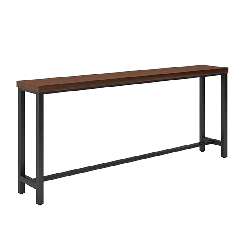 Industrial 1/2/5/9 Pieces Bar Table Set Rectangle Pine Wood Counter Table with High Stools