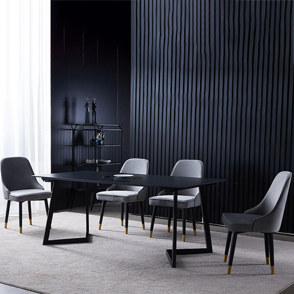 Contemporary 1/2/5/7 Pieces Dining Set Stone Dining Furniture