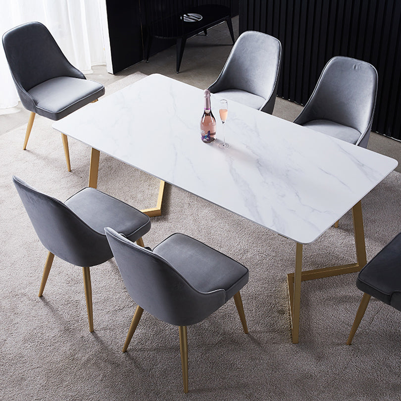 Contemporary 1/2/5/7 Pieces Dining Set Stone Dining Furniture
