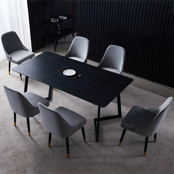 Contemporary 1/2/5/7 Pieces Dining Set Stone Dining Furniture