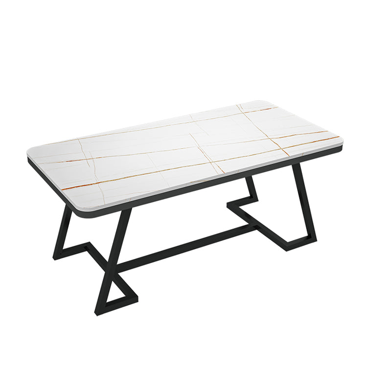 Modern 1/2/5/7 Pieces Dining Set White Stone Top Dining Furniture