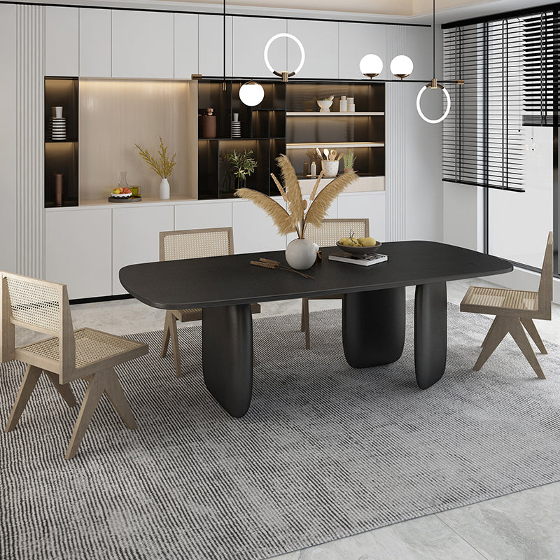 Solid Wood Dining Set 1/2/5 Pieces Modern Indoor Dining Furniture