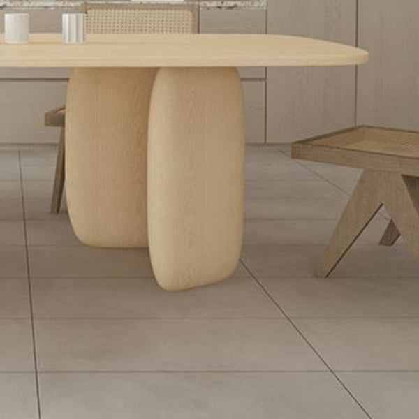 Solid Wood Dining Set 1/2/5 Pieces Modern Indoor Dining Furniture