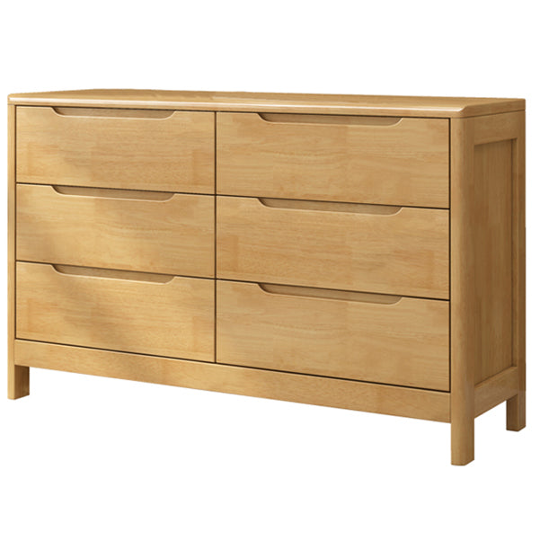 Contemporary Chest Legs Included Solid Wood Chest with Drawers for Bedroom