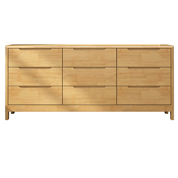 Contemporary Chest Legs Included Solid Wood Chest with Drawers for Bedroom