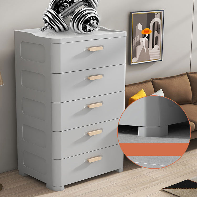 Contemporary Lingerie Chest  Plastic Chest with Drawers for Bedroom