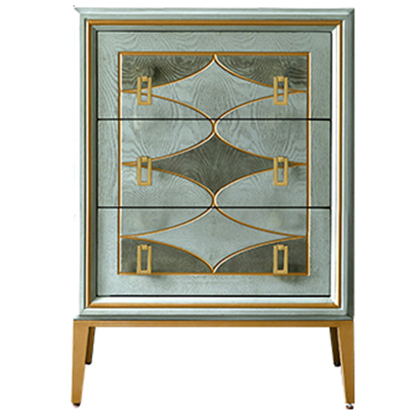 Lingerie Chest with Wood Top and Legs Chest with Drawers for Bedroom