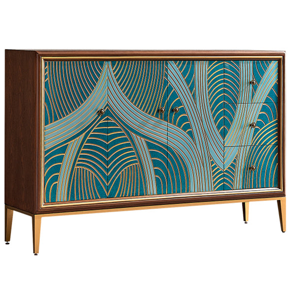 Lingerie Chest with Wood Top and Legs Chest with Drawers for Bedroom