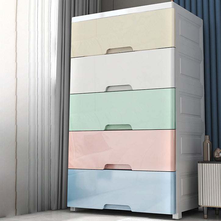 Contemporary Lingerie Chest  Plastic Chest with Drawers for Bedroom