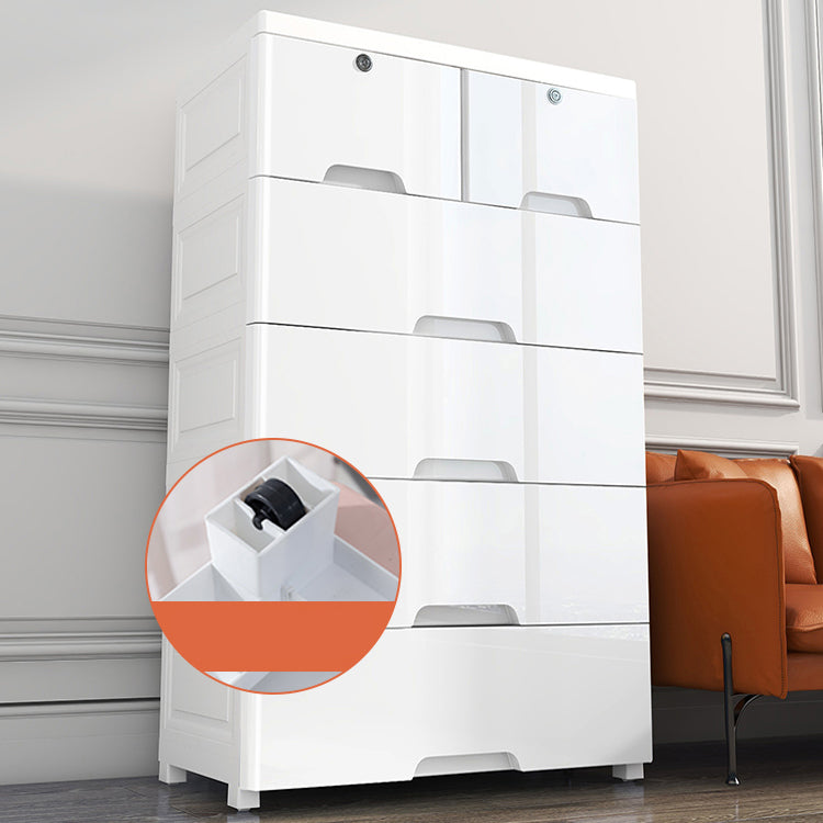 Contemporary Lingerie Chest  Plastic Chest with Drawers for Bedroom