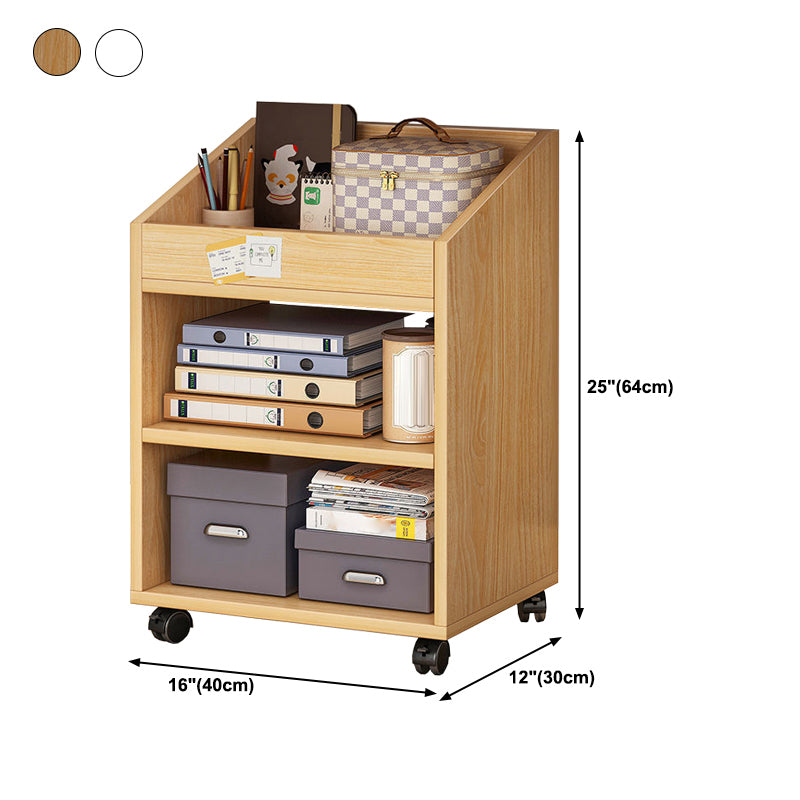 Scandinavian Geometric Book Shelf Wood Office Shelf Bookcase