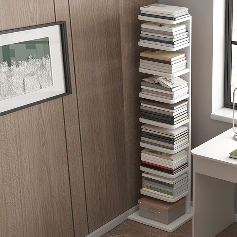 Modern 13.77" Wide Etagere Book Shelf Manufactured Wood Bookcase