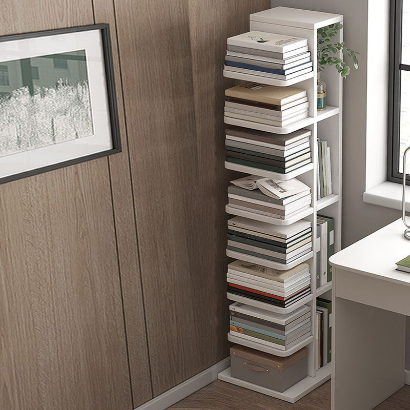 Modern 13.77" Wide Etagere Book Shelf Manufactured Wood Bookcase