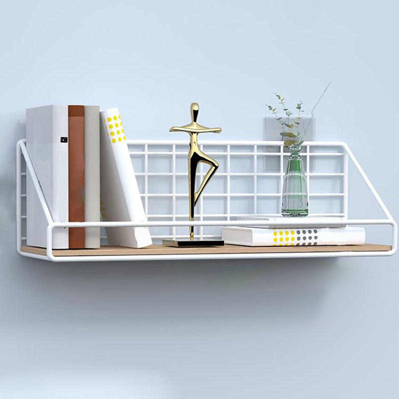 Modern Metal Bookcase, Geometric Bookshelf for Any Room, 6.5" W