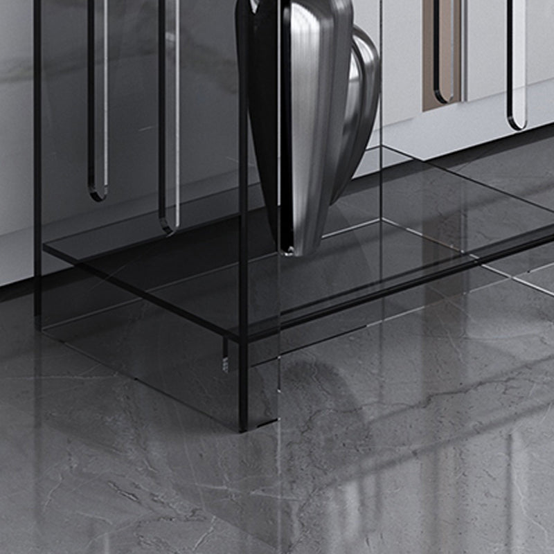 Rectangle Acrylic Standard Bookshelf Scandinavian Closed Back Bookcase