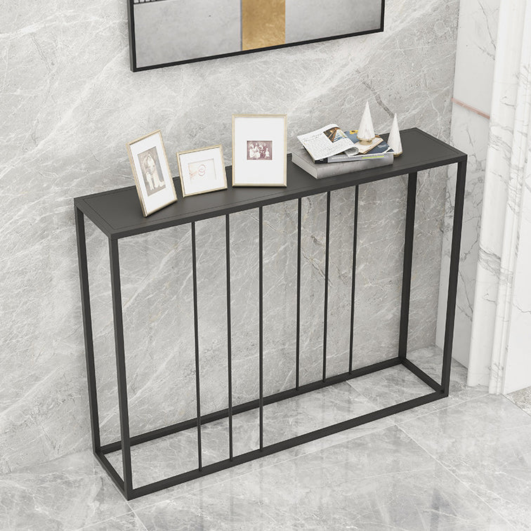 Iron Frame Console Table with Rectangle Top for Hall Accent Table