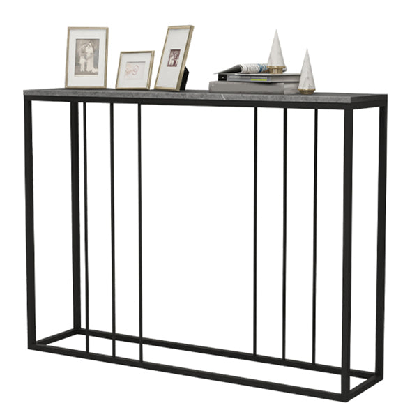 Iron Frame Console Table with Rectangle Top for Hall Accent Table