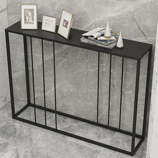 Iron Frame Console Table with Rectangle Top for Hall Accent Table