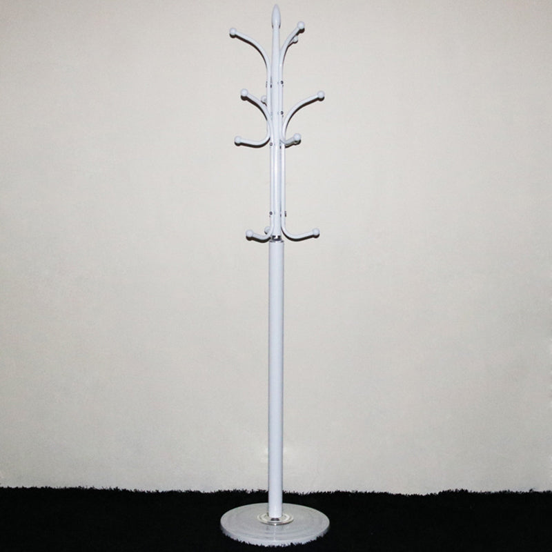 Entry Hall Tree Industrial Wood Free Standing Hallway Coat Hanger