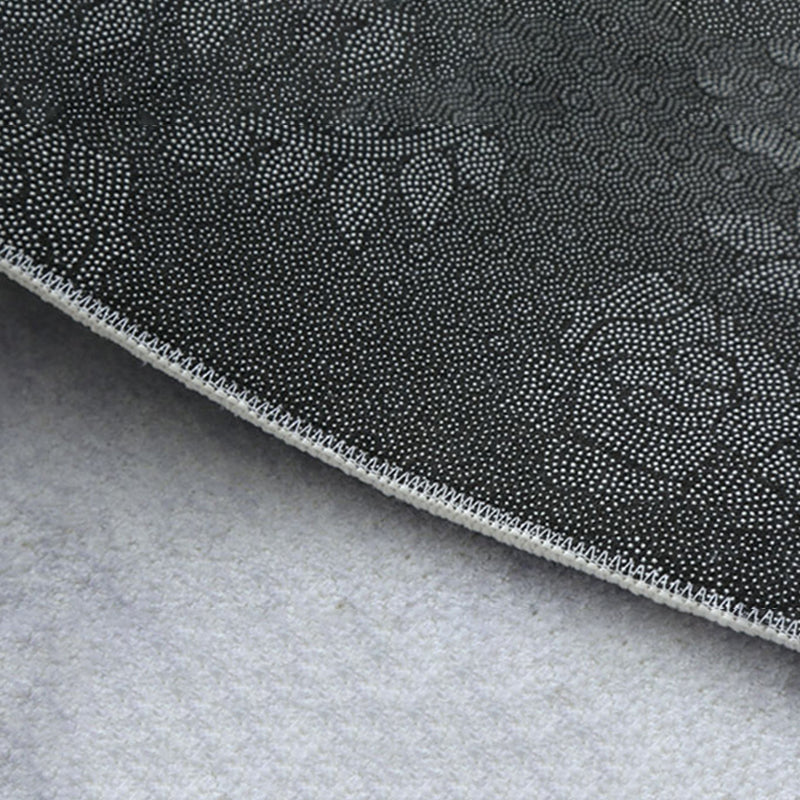 Kreativer Farbblock-Teppich aus Polyester für den Innenbereich, rutschfester Teppich für die Heimdekoration