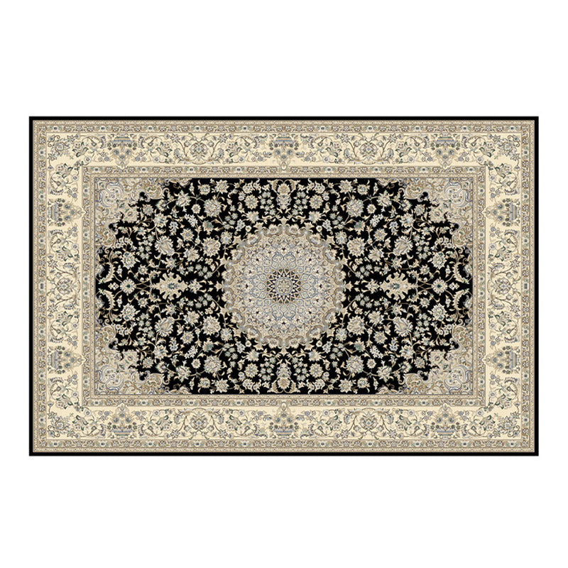 Veelkleurig vloerkleed Polyester bloemen bedrukt tapijt Vlekbestendig tapijt voor woondecoratie