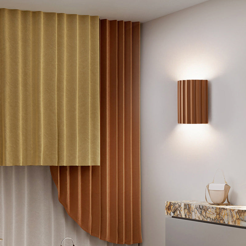 Flush Mount Wall Light Contemporary Polish Finish Lighting for Dining Room