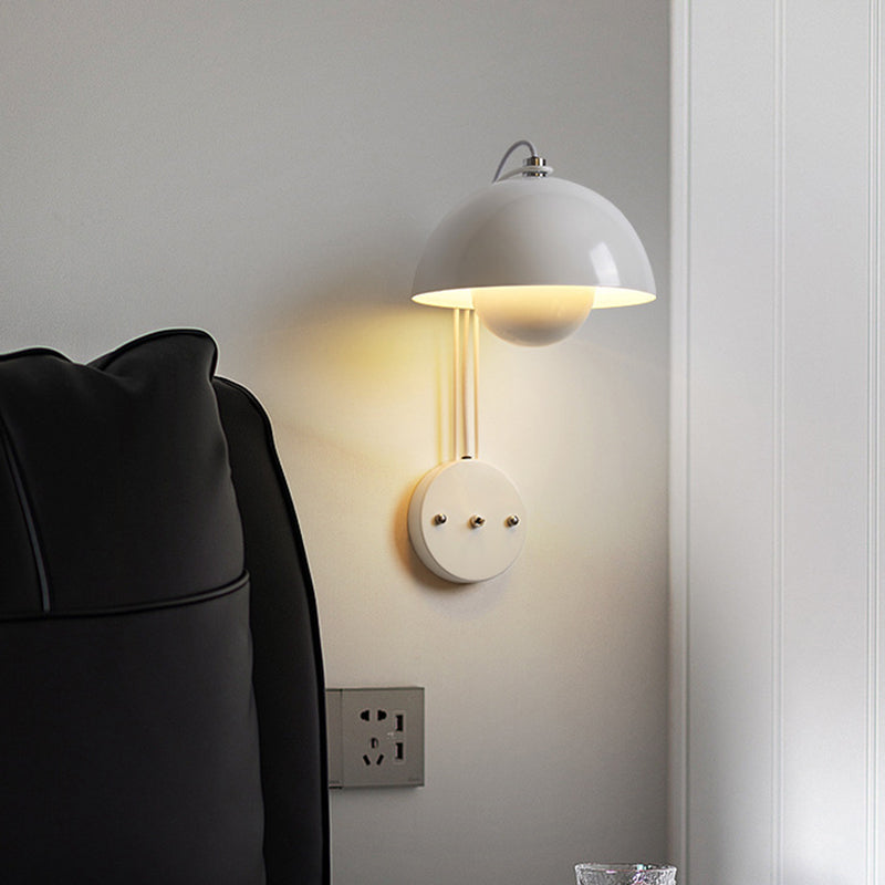 Done Shaded Wall Light Modernism Polish Finish Lighting for Home