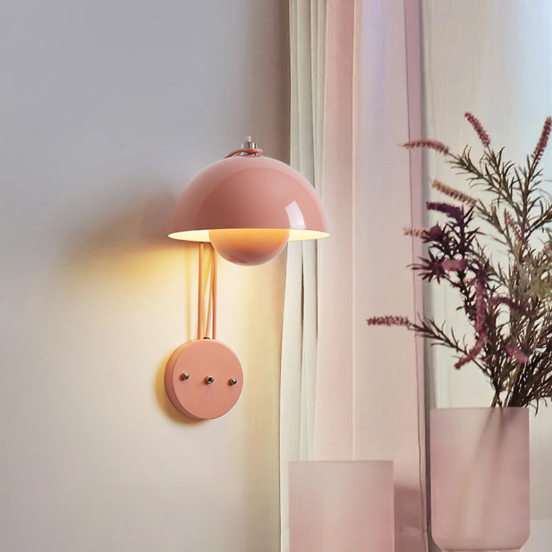 Done Shaded Wall Light Modernism Polish Finish Lighting for Home