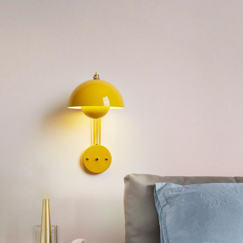 Done Shaded Wall Light Modernism Polish Finish Lighting for Home