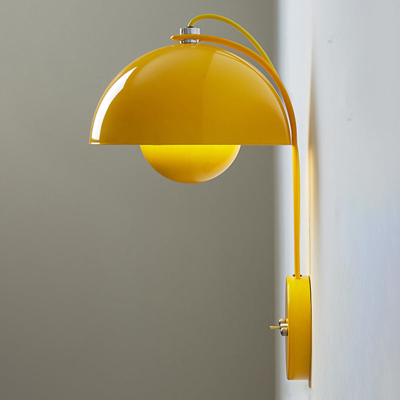 Done Shaded Wall Light Modernism Polish Finish Lighting for Home