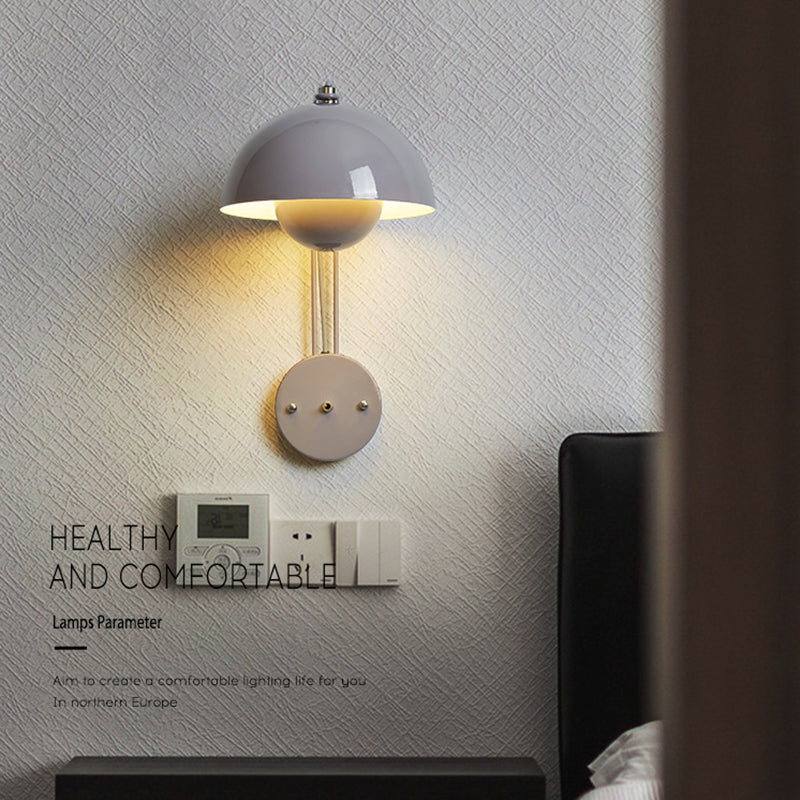 Done Shaded Wall Light Modernism Polish Finish Lighting for Home