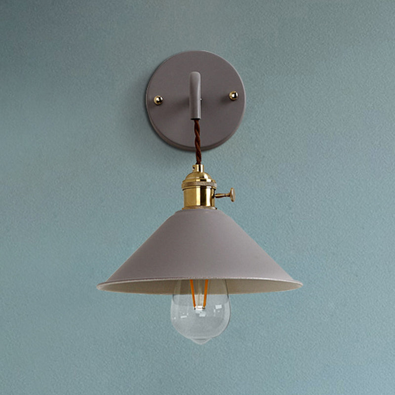 Metal Wall Mounted Lighting Industrial Style Sconce Light Fixture